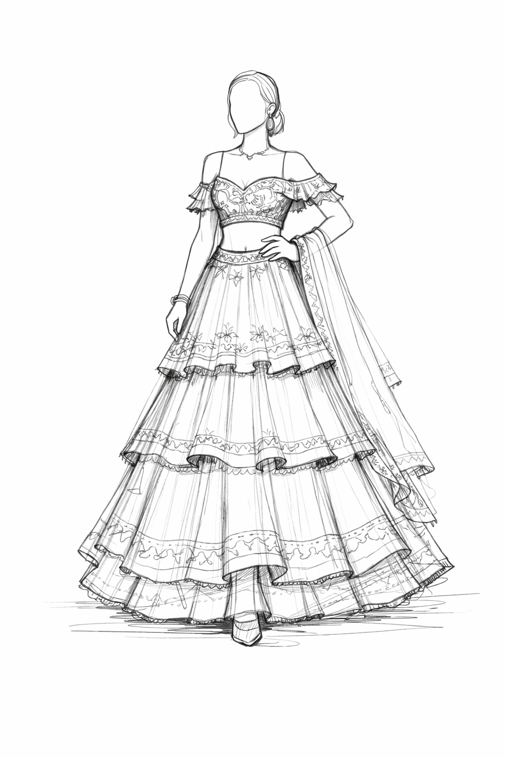 Modern Lehenga Choli